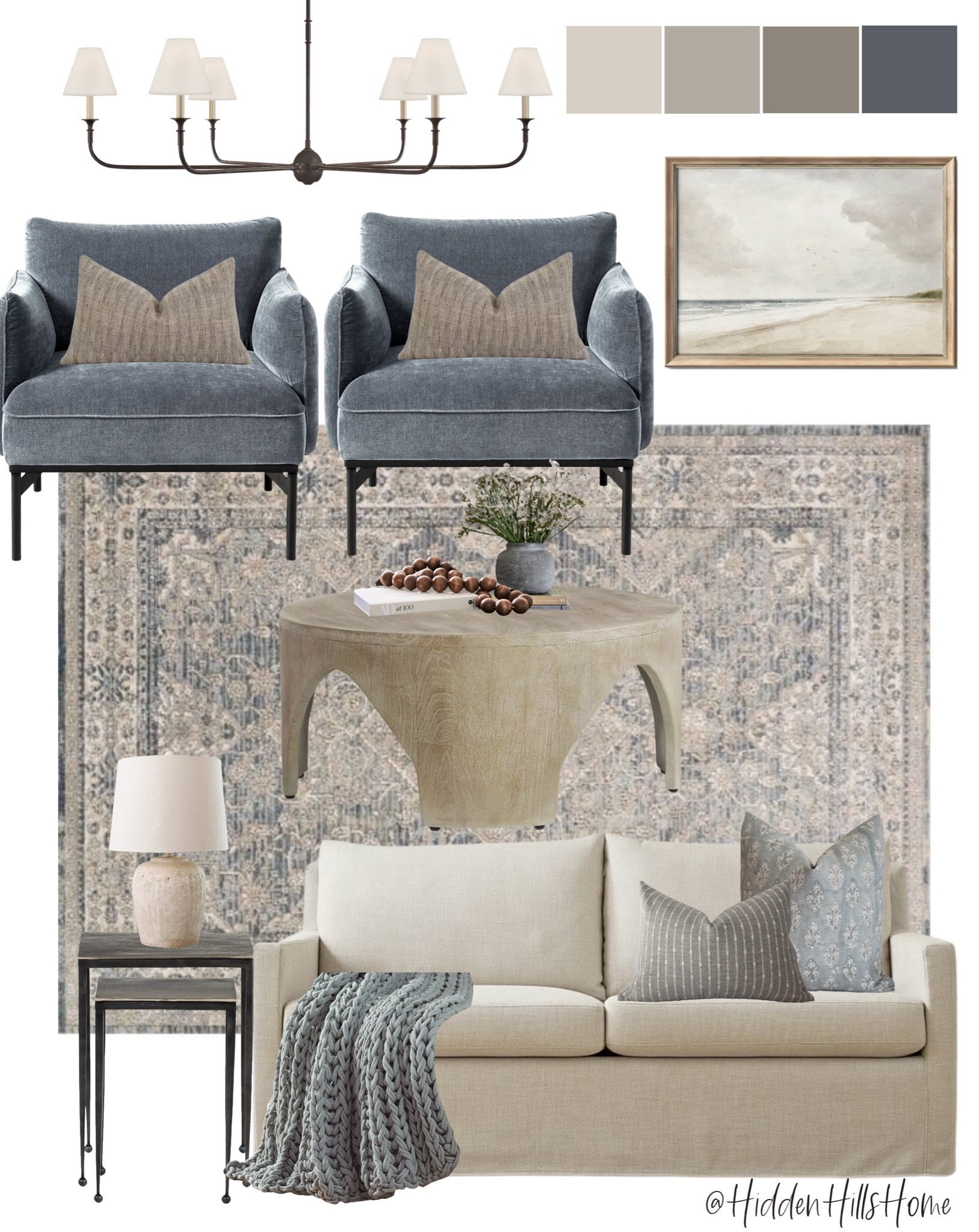Coastal living room decor, living room decor ideas, family room, coffee table, living room decor mood board #livingroom

#LTKHome #LTKSaleAlert #LTKSeasonal