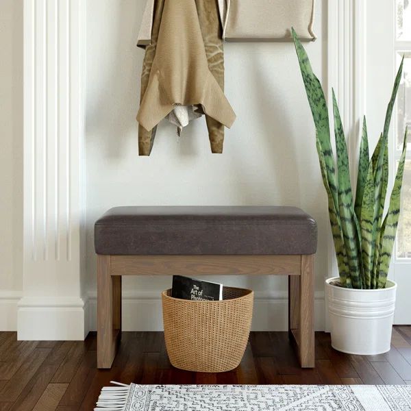 Faux Leather Bench | Wayfair North America