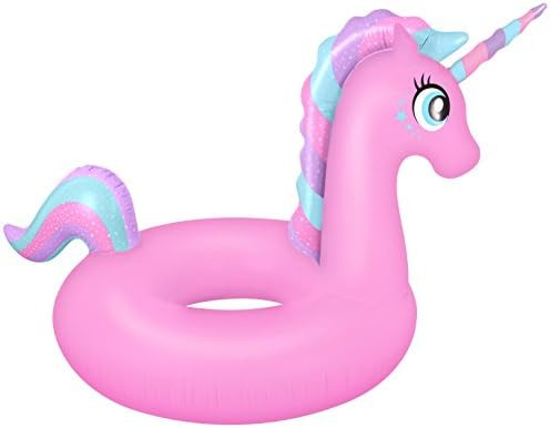 Coconut Float Pink Unicorn Swimming Pool Float for Girls, 73" | Amazon (US)