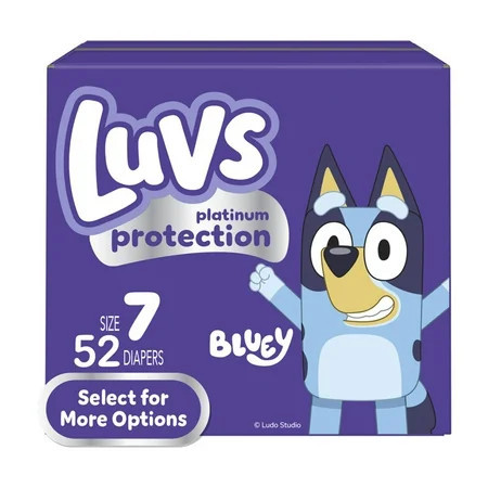 Luvs Platinum Protection Baby Diapers Size 7, 52 Count (Select for More Options) | Walmart (US)