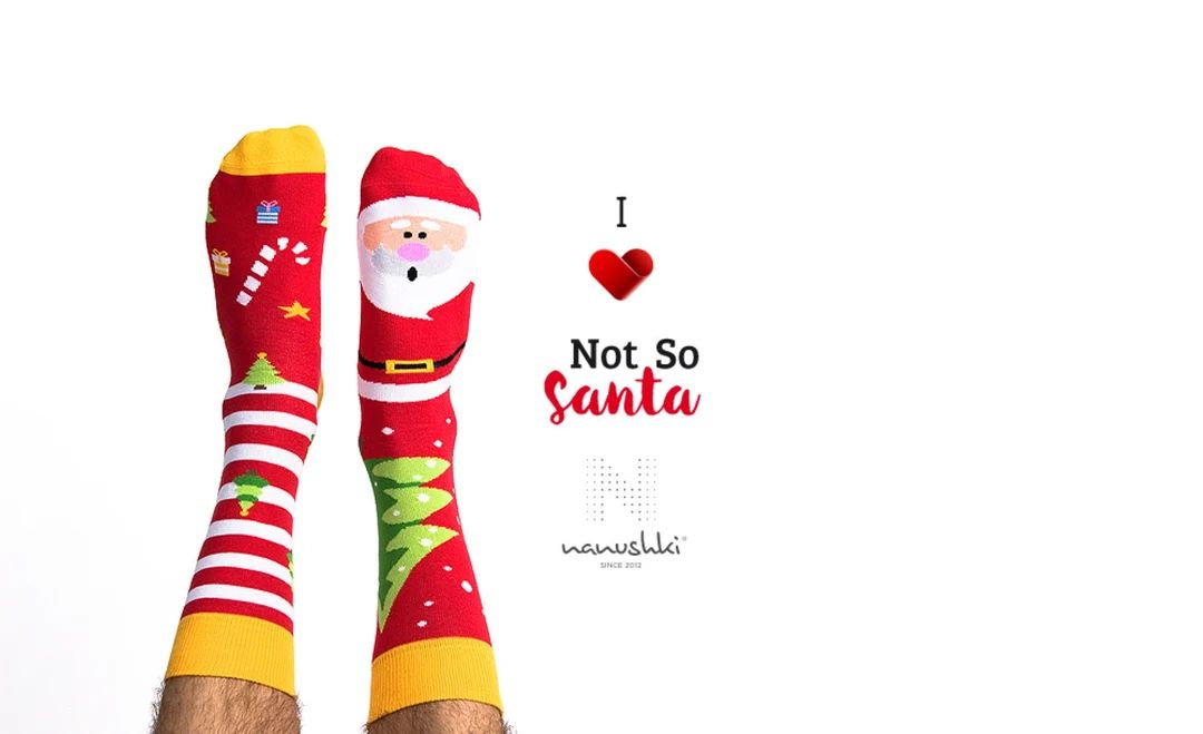 Santa Claus Socks Christmas Socks Santa Claus Gift for - Etsy Slovakia | Etsy (EU)