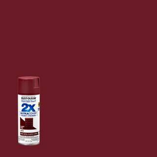 Rust-Oleum Painter's Touch 2X 12 oz. Satin Claret Wine General Purpose Spray Paint 334062 - The H... | The Home Depot
