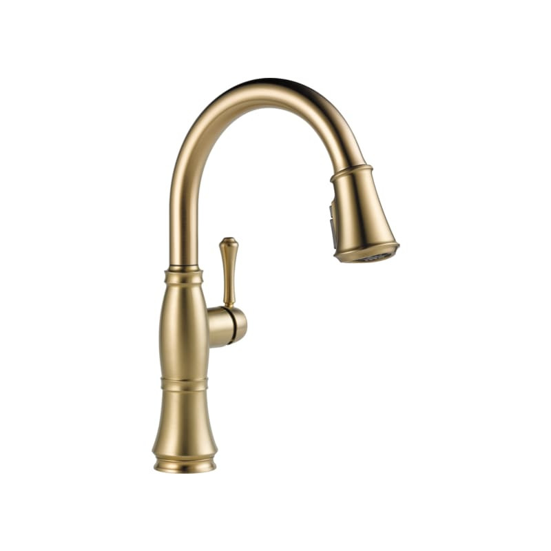 Delta 9197-DST Cassidy Pull-Down Kitchen Faucet with Magnetic Docking Spray Head and ShieldSpray - I | Build.com, Inc.