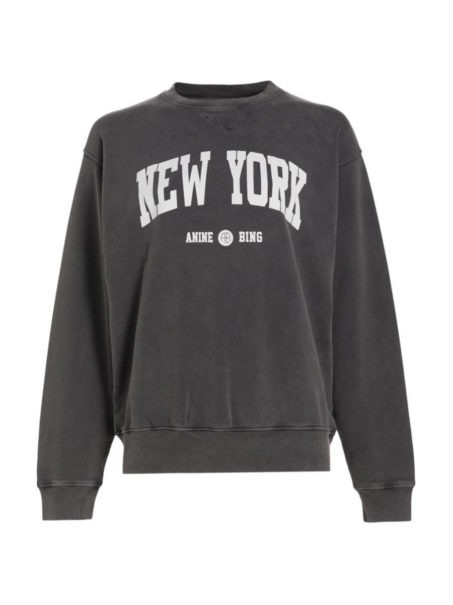 ANINE BING Ramona University Printed Sweatshirt | Saks Fifth Avenue