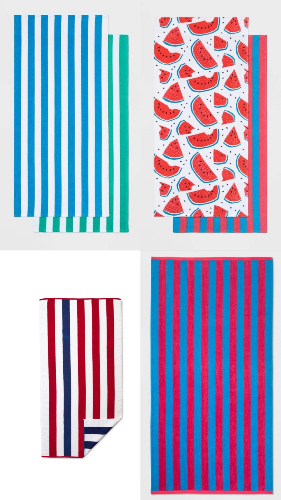 Classic beach towels, striped beach towels, xl beach towels, perfect for kids! 

#LTKfamily #LTKswim #LTKFind