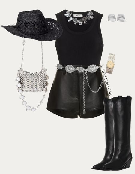 Country Concert Outfit | Westernwear Outfit | Cowboy boots outfit 🖤

#LTKstyletip #LTKshoecrush #LTKFestival