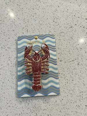 NEW Piper K Lobster Claw Clip Red Rhinestone Faux Pearl Accents Hair Clip | eBay | eBay US