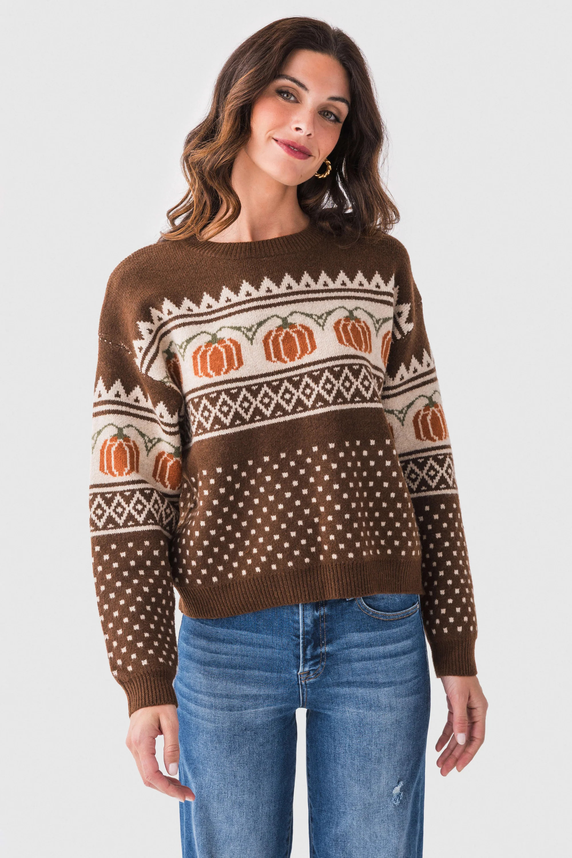 Wishlist Pumpkin Novelty Pullover | Social Threads