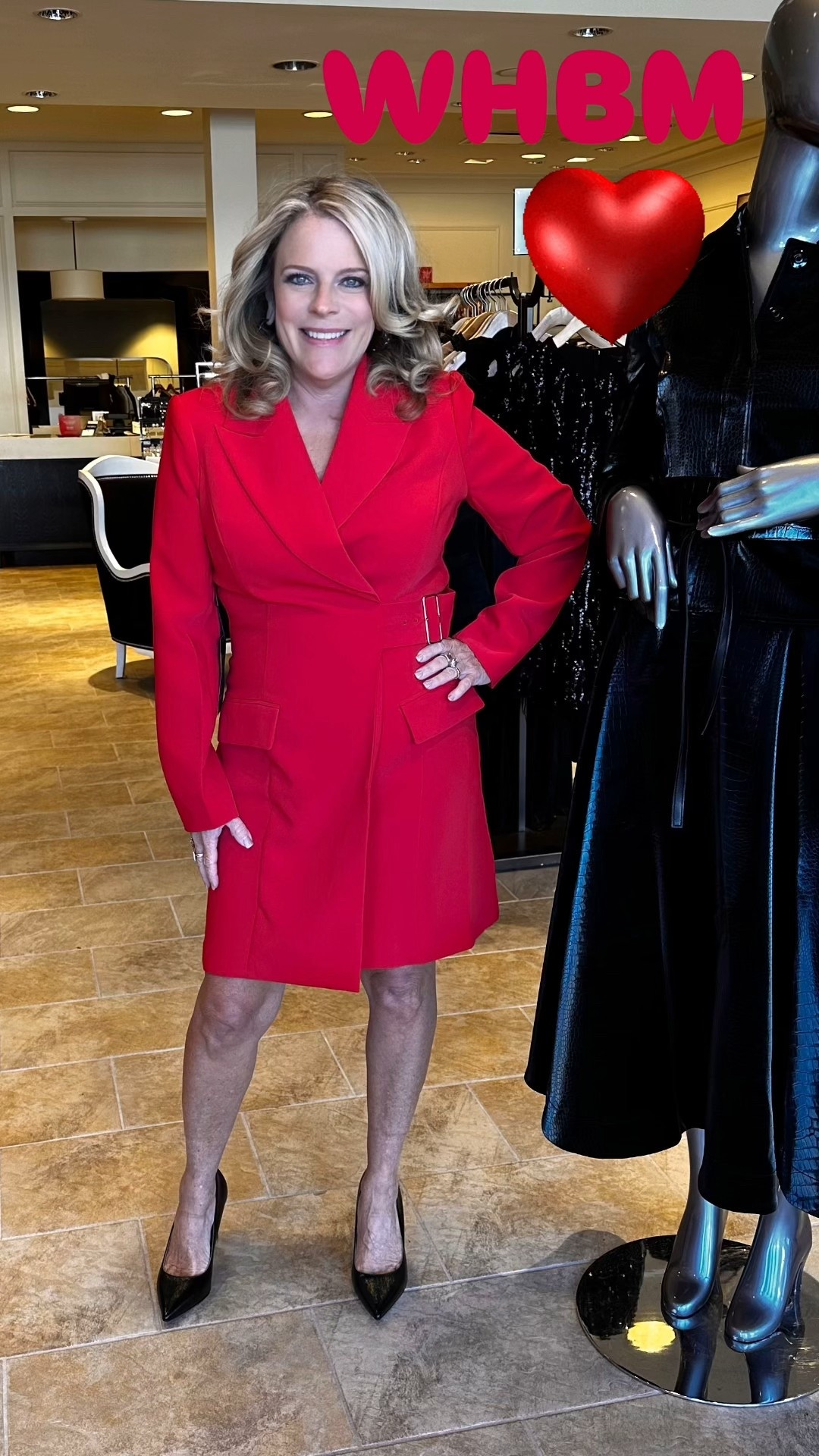 Great color for the season❤️
Comes in regular or petite, great fit. Michelle is wearing her true size 6. 

#LTKSeasonal #LTKPetite #LTKOver40