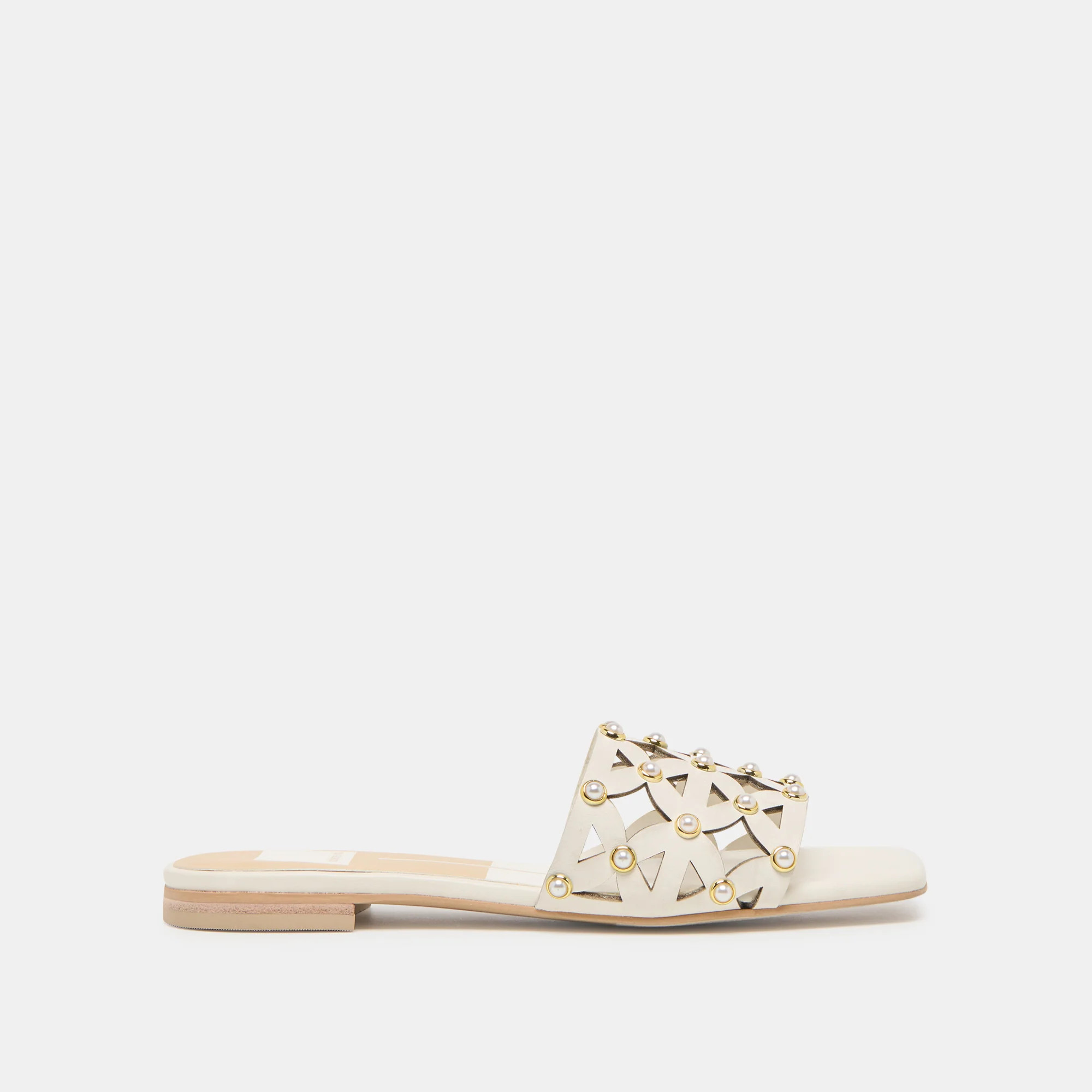 Berrit Sandals White Leather | DolceVita.com