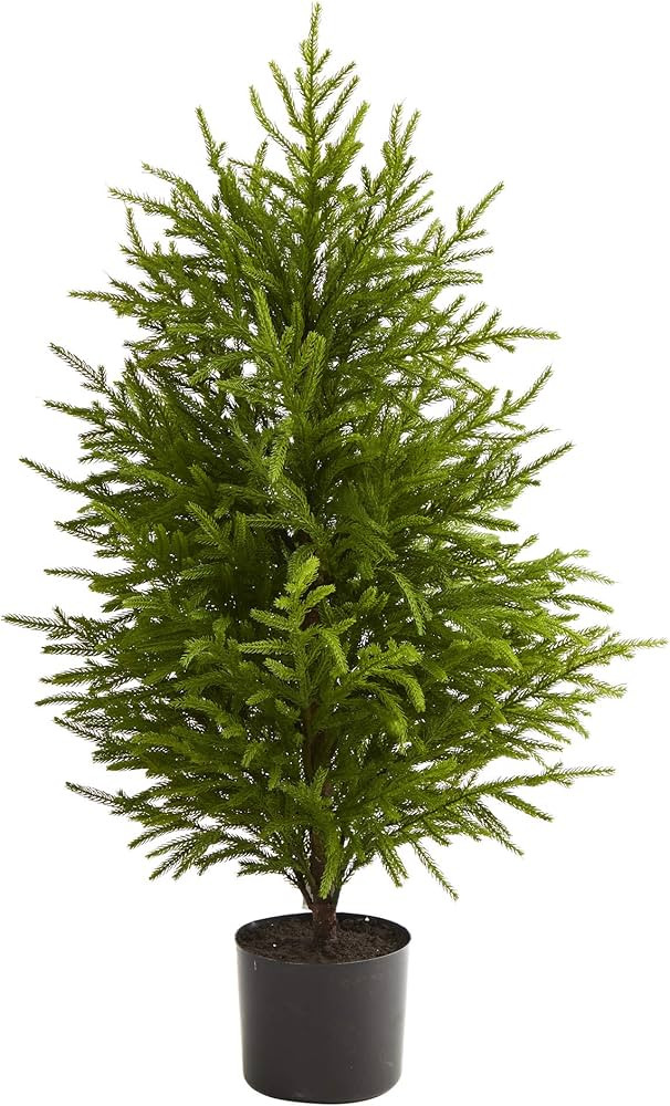 Nearly Natural 40in. Norfolk Island Pine Natural Look Artificial Tree | Amazon (US)