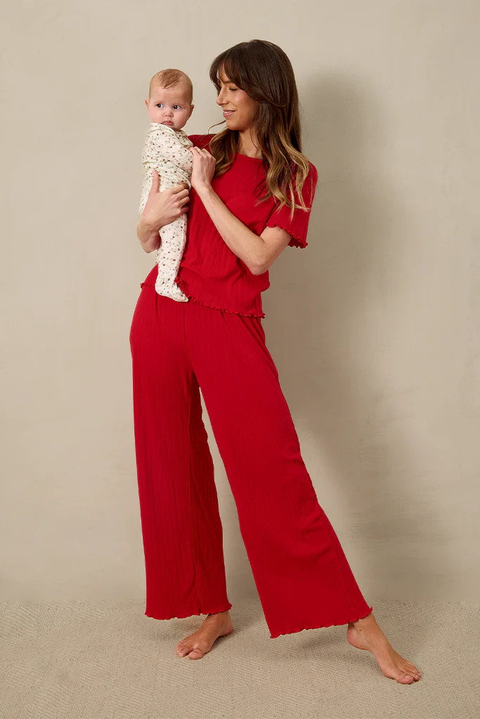 Green Gingham Baby Sleep Set | Solly Baby