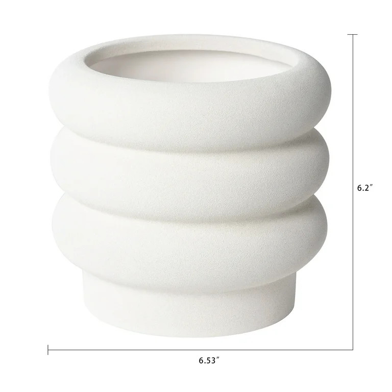 Better Homes and  Gardens Chinooke  White Bubble  Planter | Walmart (US)