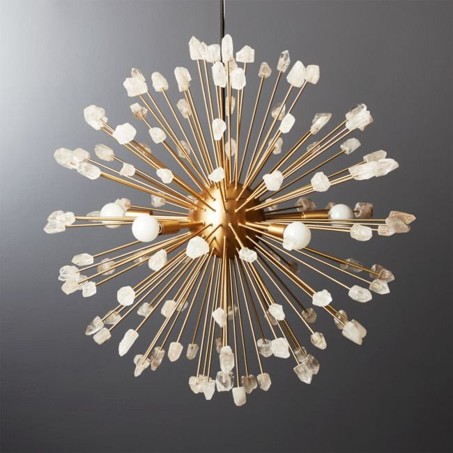 Ray Quartz Pendant Light | CB2