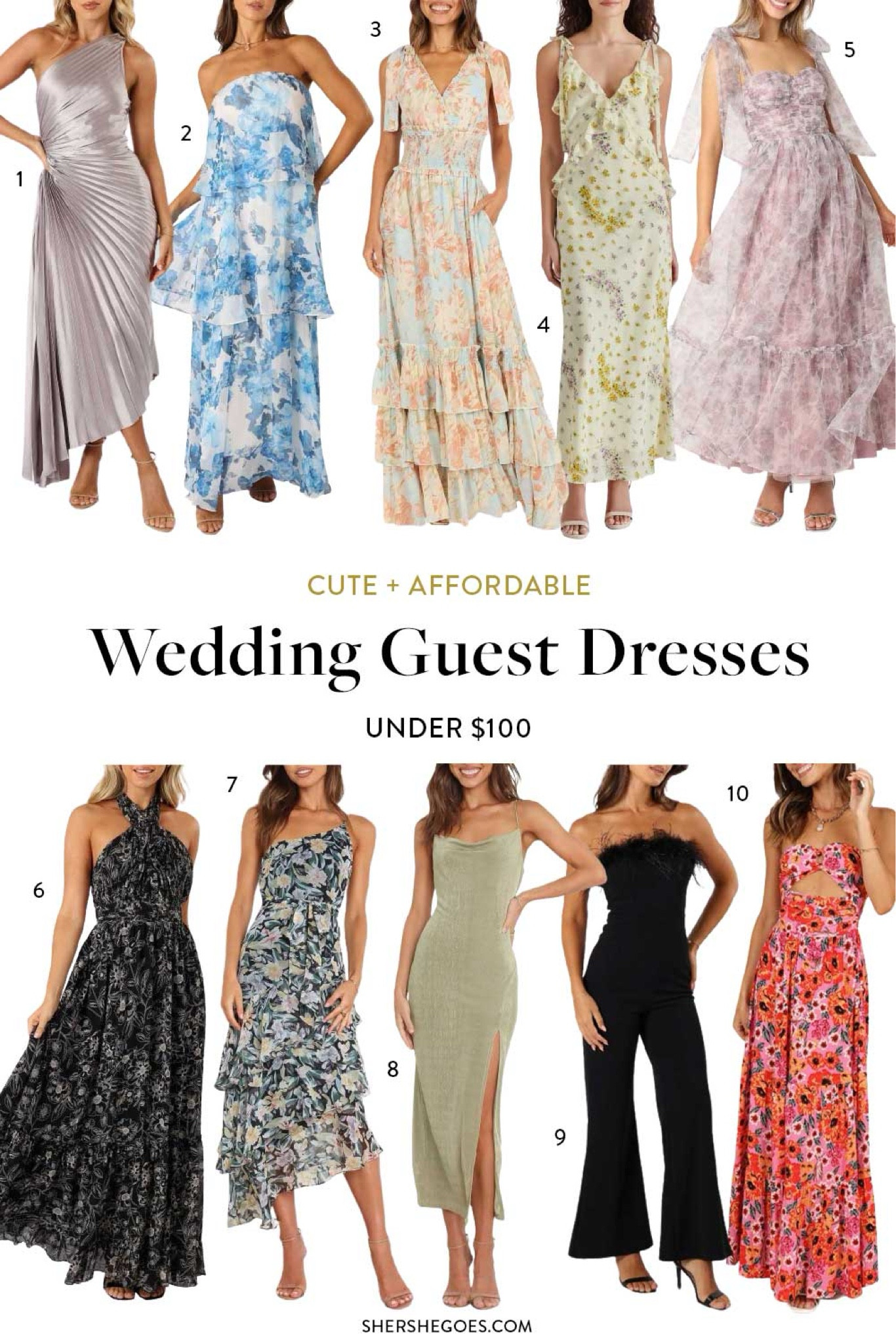 Affordable wedding guest dresses! Budget friendly cute wedding guest dresses

#LTKFindsUnder100 #LTKParties #LTKWedding