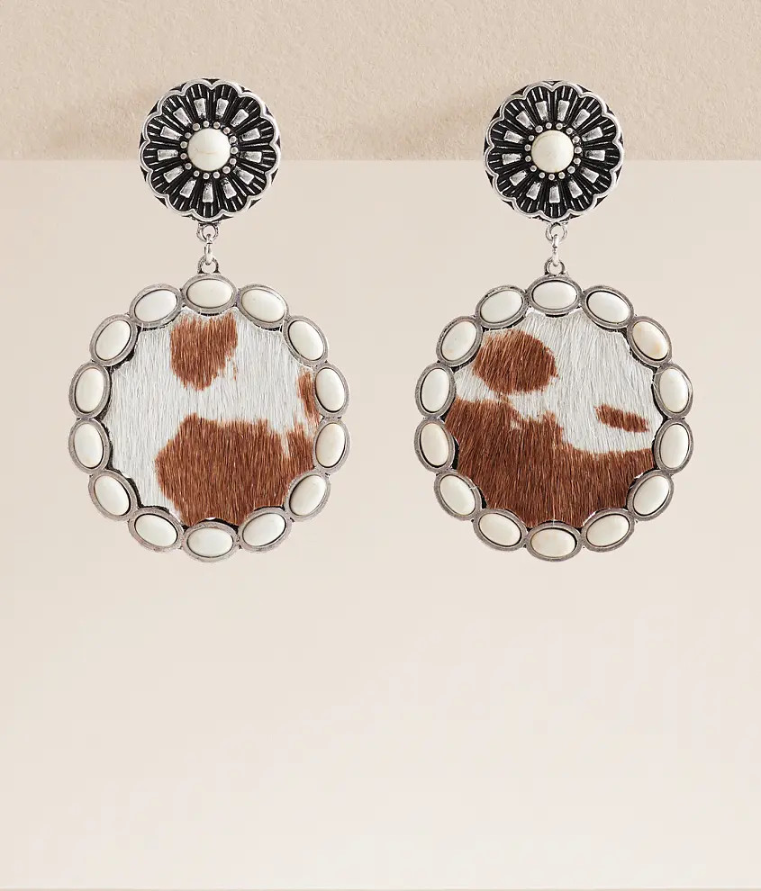 Cowhide Earring | Buckle