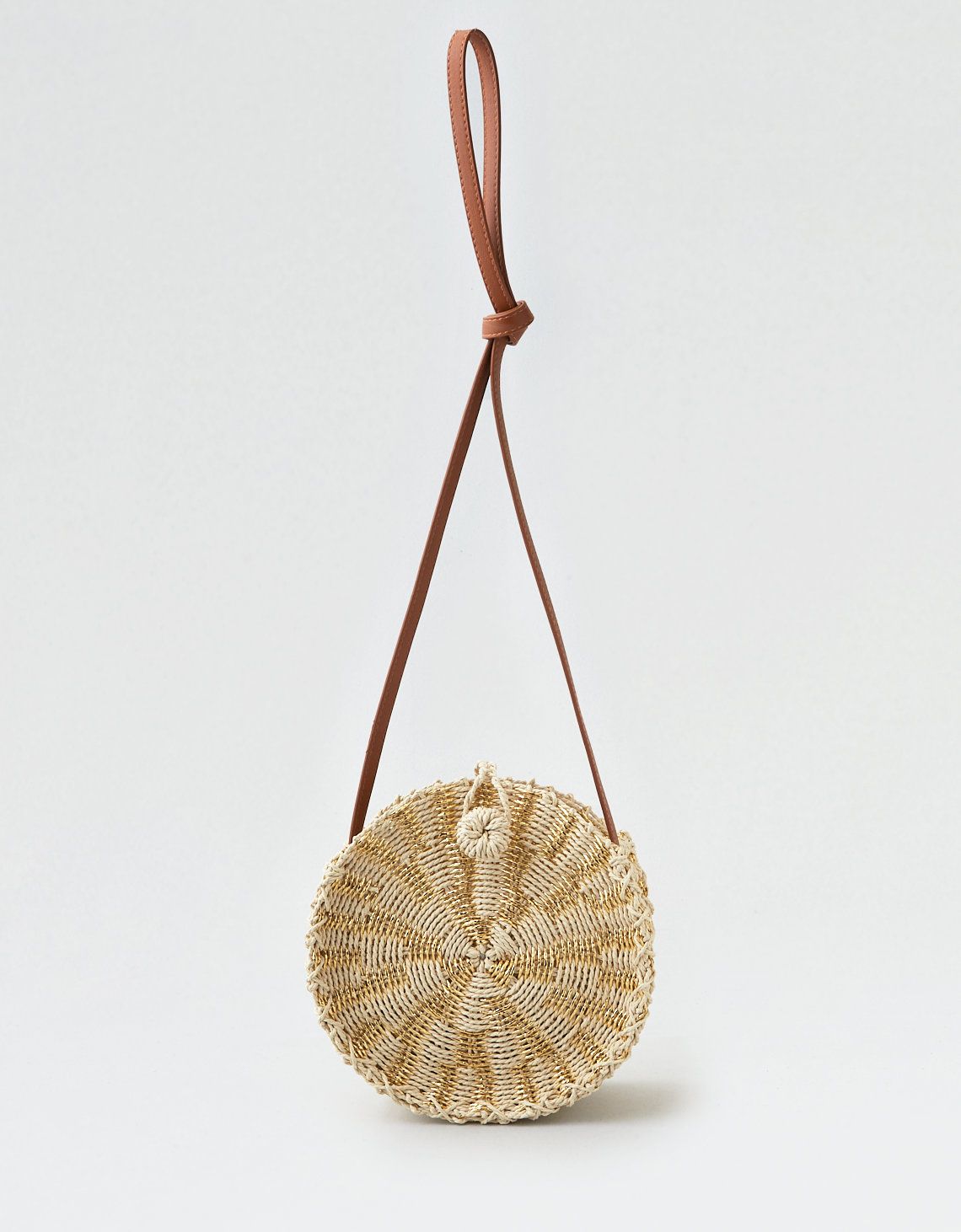 AEO Straw Crossbody Bag, Natural | American Eagle Outfitters (US & CA)