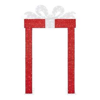 Home Accents Holiday 8.5 ft. Giant-Sized LED Present Archway Holiday Yard Decoration 23RT16423141... | The Home Depot