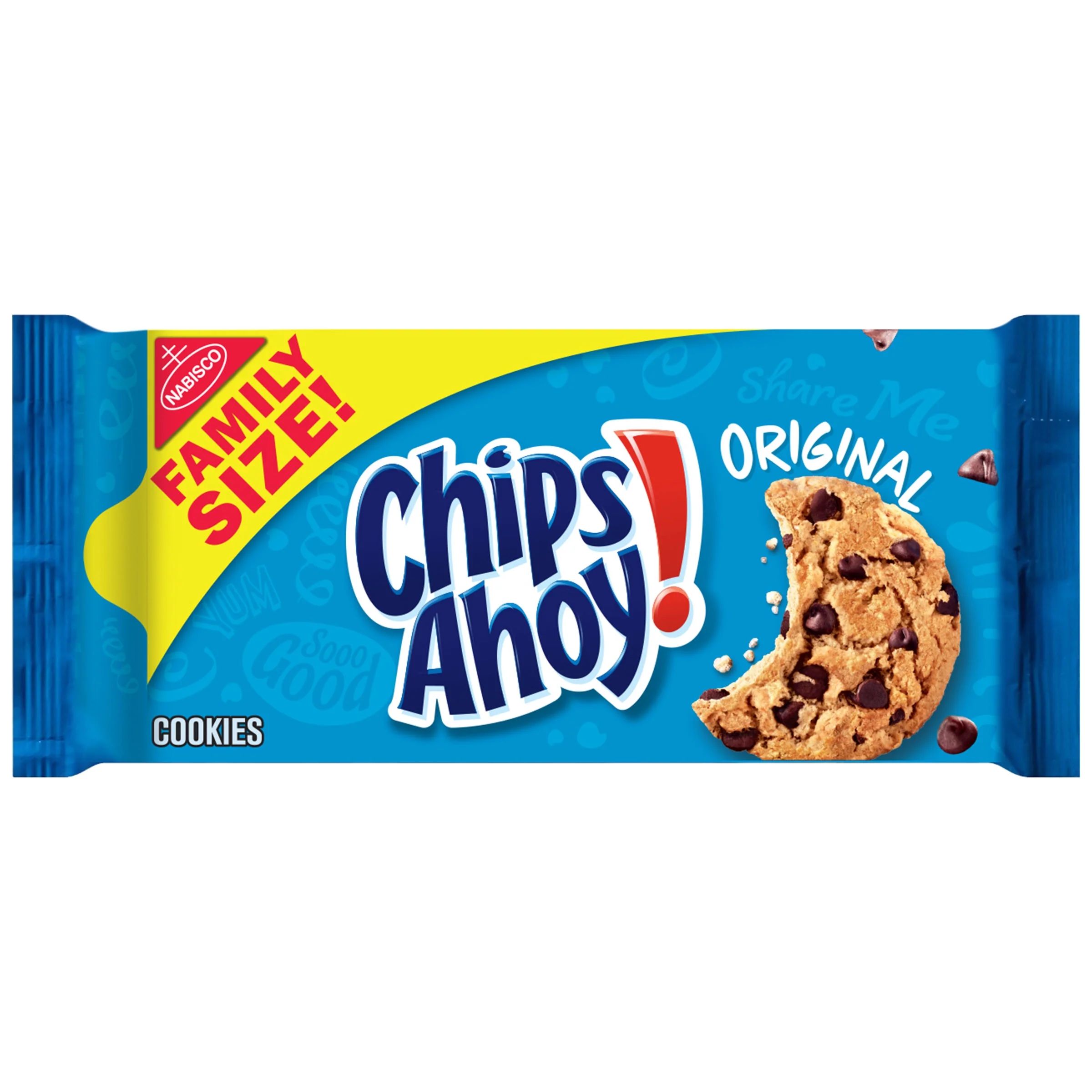 CHIPS AHOY! Original Chocolate Chip Cookies, Family Size, 18.2 oz | Walmart (US)