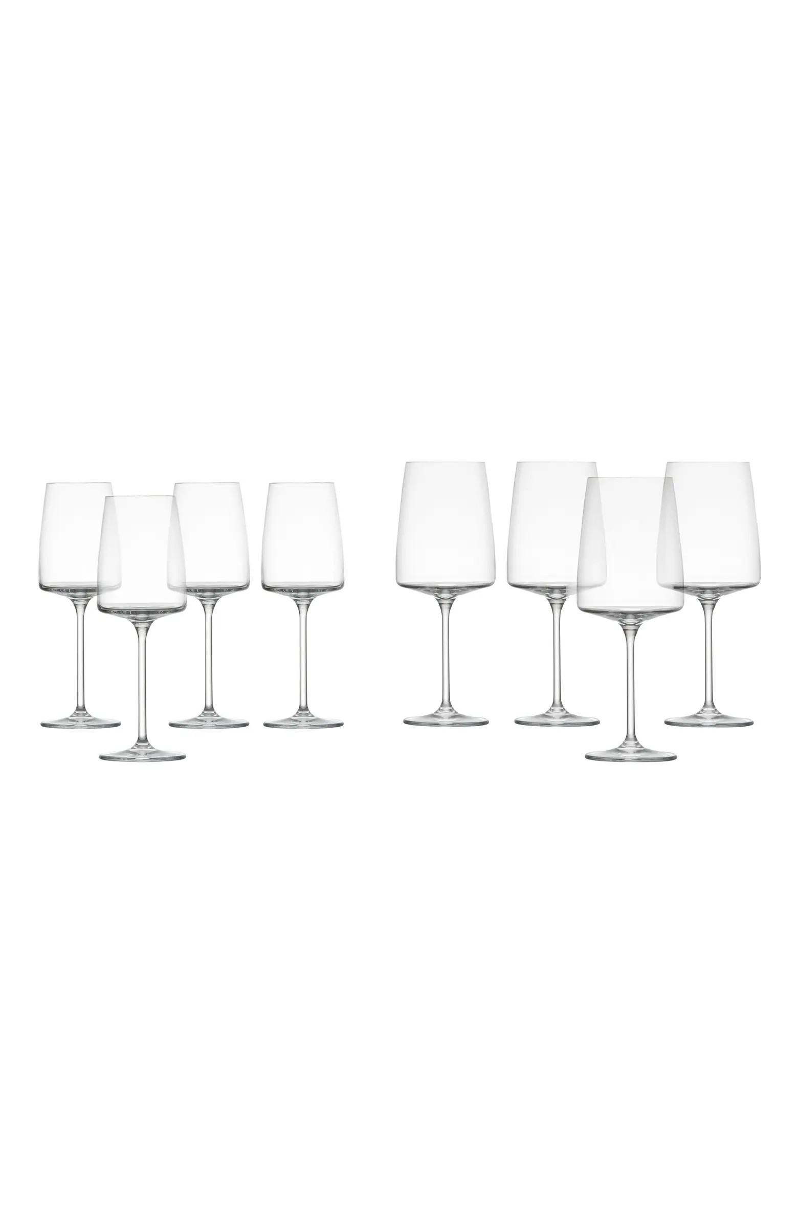 Sensa Set of 8 Red & White Wine Glasses | Nordstrom