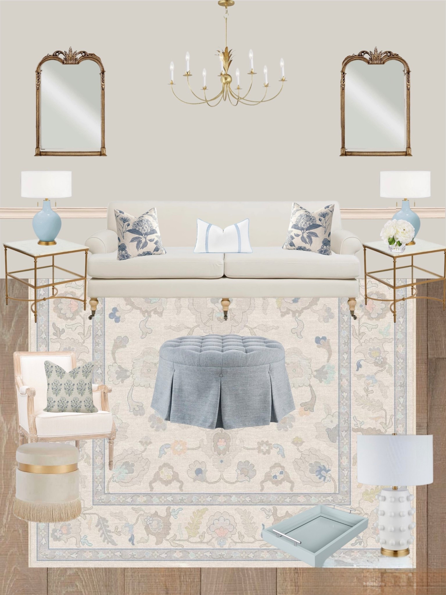 Living room design
Blue room
Gold chandelier 
Blue ottoman
Blue and cream rug
Marble side table
Amazon home
Amazon room

#LTKFindsUnder100 #LTKHome #LTKFamily