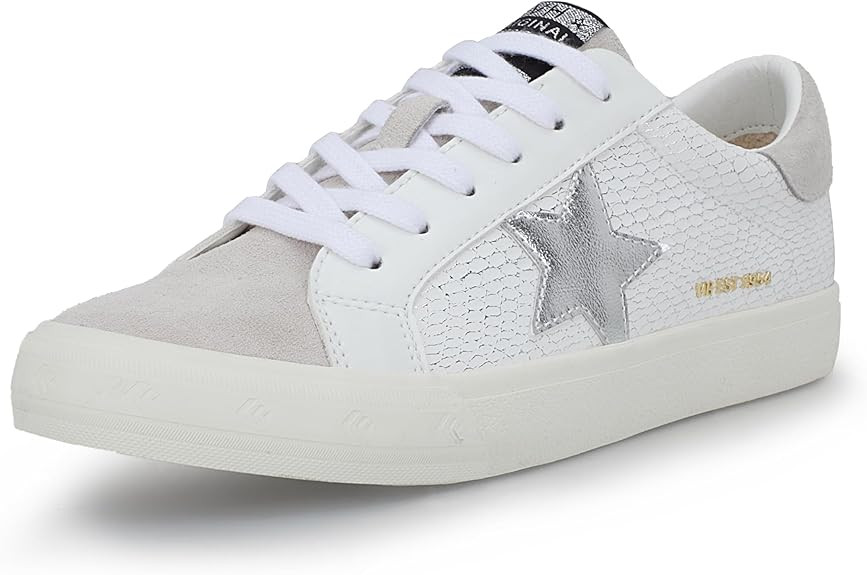 VINTAGE HAVANA Grande Women’s Fashion Sneakers | Star Tennis Shoes Womens | Low Top Slip On | W... | Amazon (US)