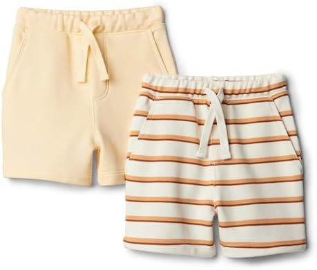 Amazon Essentials x Sofia Grainge Toddlers and Baby Boys' Pull-On Knit French Terry Shorts, Pack ... | Amazon (US)