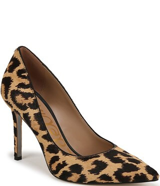 Hazel Leopard Print Calf Hair Pumps | Dillard's