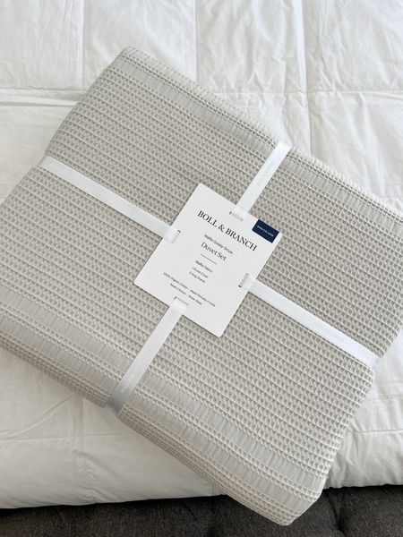 Waffle Dobby Stripe duvet set from Boll & Branch. My all time favorite bedding that feels so luxurious.

#LTKHome #LTKStyleTip