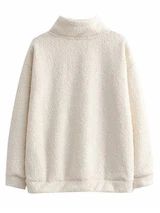 'Michelle' Zip-up Fleece Pullover | Goodnight Macaroon