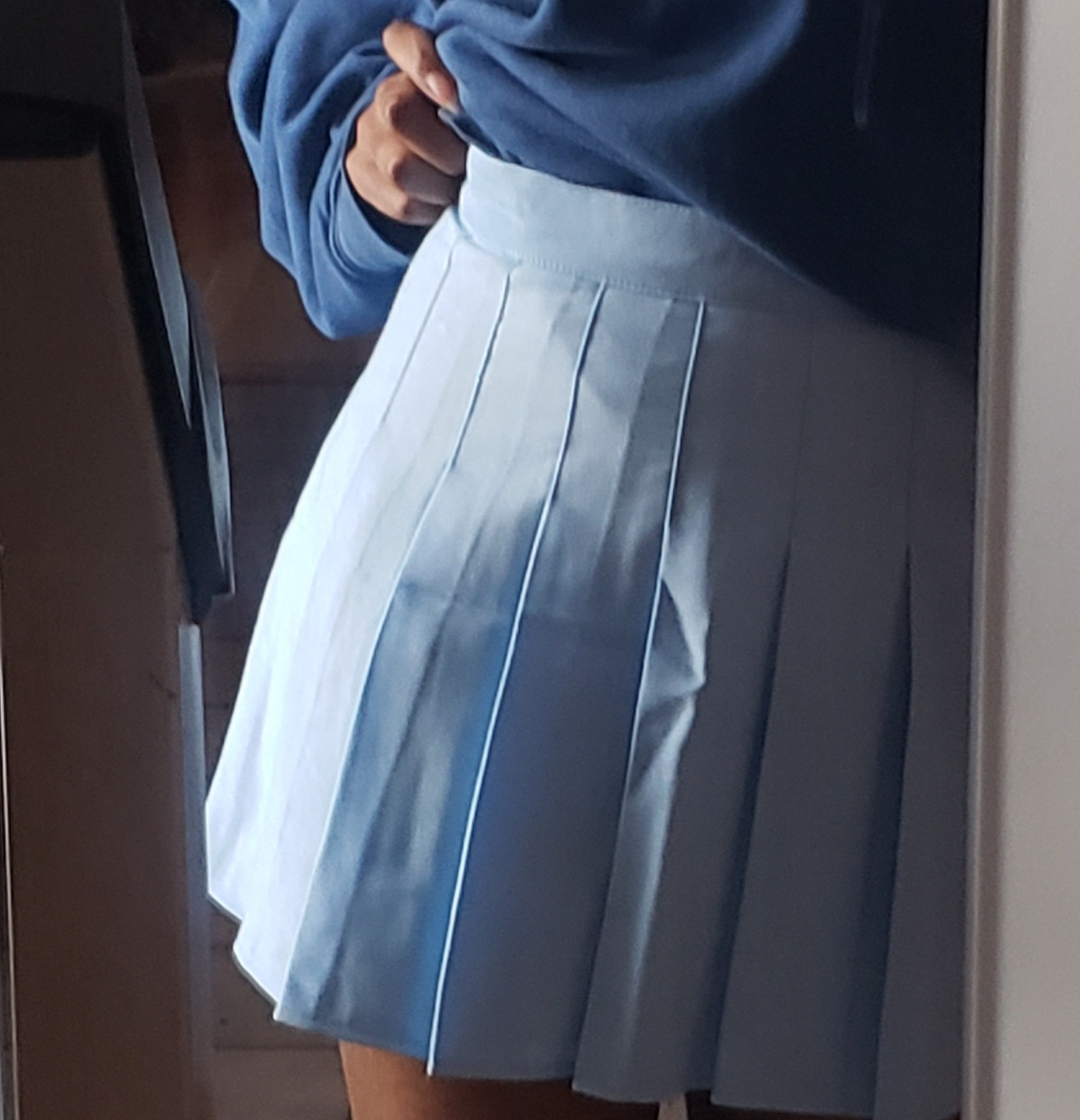 Women Girls high Waisted Pleated Skater Tennis School Skirt Uniform Skirts | Amazon (US)