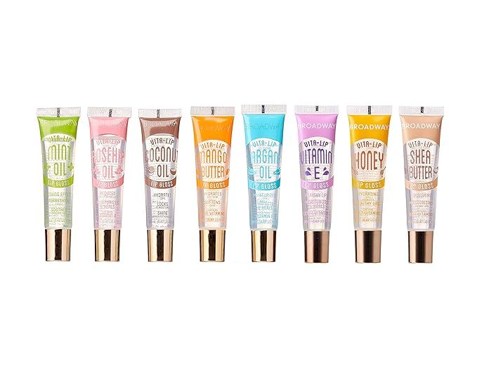 8 Pack ALL Flavor Broadway Vita-Lip Gloss Oil by Kiss Cosmetics | Amazon (US)