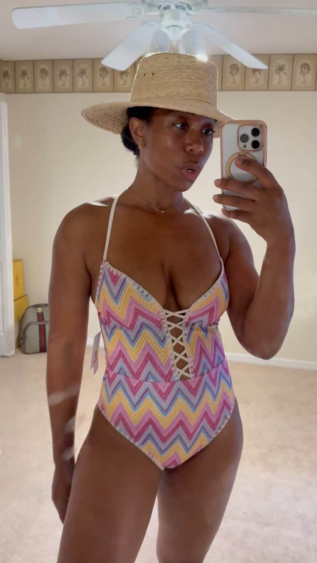 Obsessed with this Walmart swimsuit!! It’s $32 and looks designer. Great quality and so flattering. 

#LTKStyleTip #LTKSwim #LTKFindsUnder50