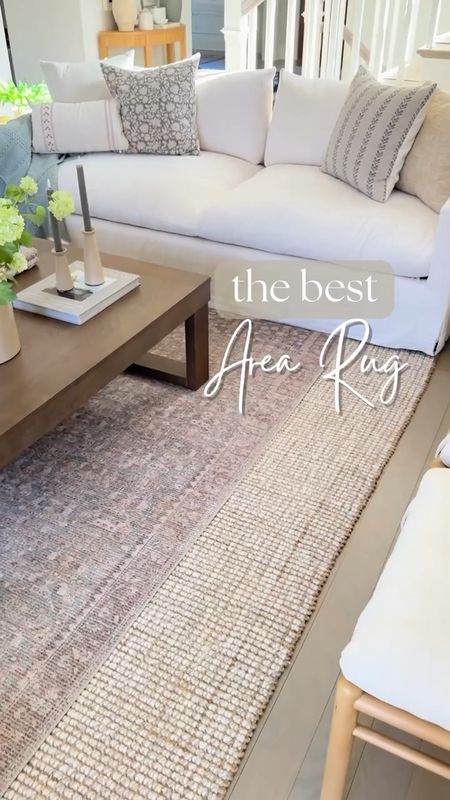 Love my living room rug combo. I layered this Loloi rug (color: sage/bark) over my best selling wool jute rug (color: natural)! It's super soft and not scratchy at all!

(4/27)

#LTKstyletip #LTKhome #LTKVideo