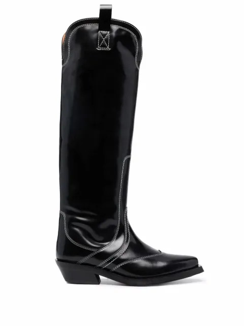 Western-style stitched boots | Farfetch (US)