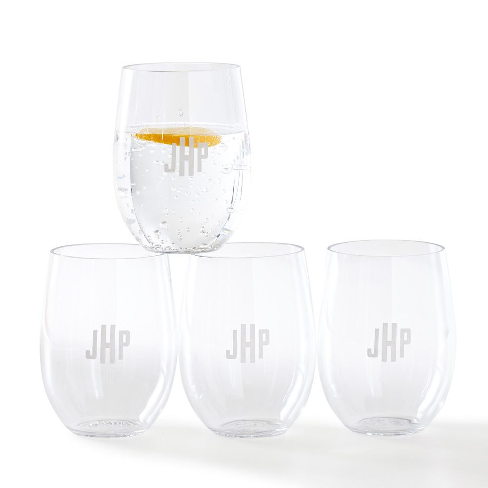 Outdoor Stemless Wine Glasses | Mark and Graham