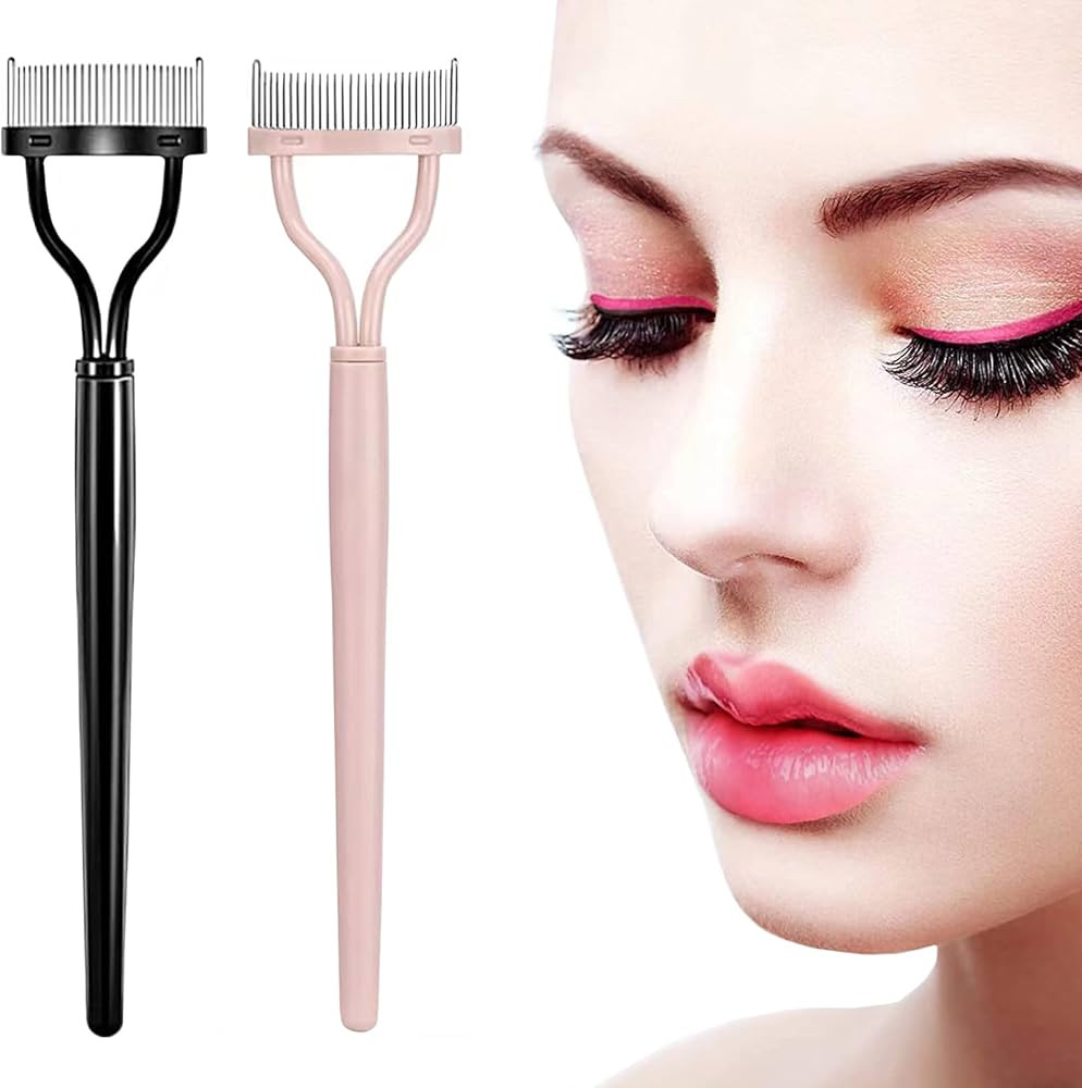 2-Pack Eyelash Separators Comb Lash separated Mascara Tool with cover- Perfect for Applying Masca... | Amazon (US)