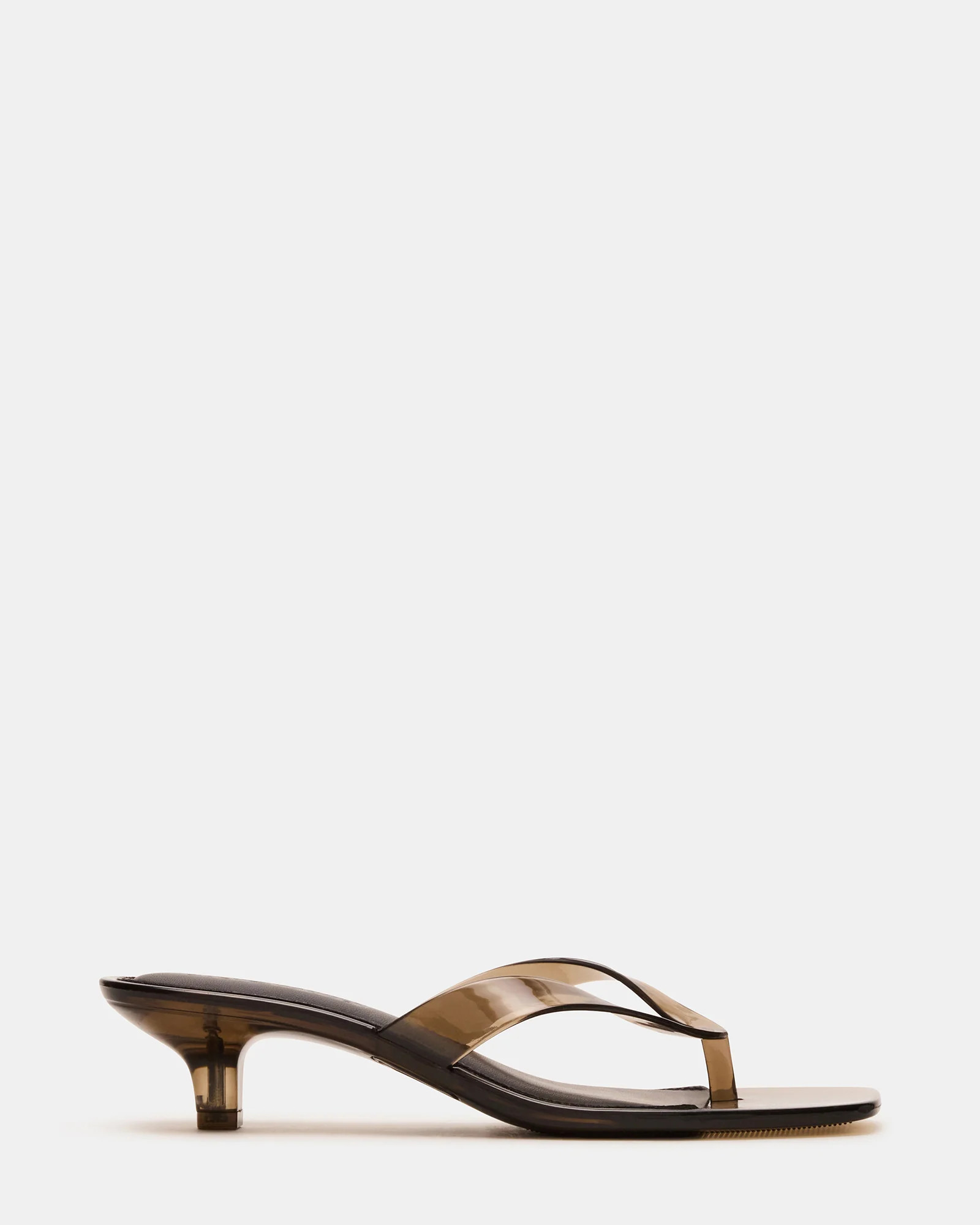 TRACIE Jelly Smoke Thong Strap Kitten Heel | Women's Heels | Steve Madden (US)