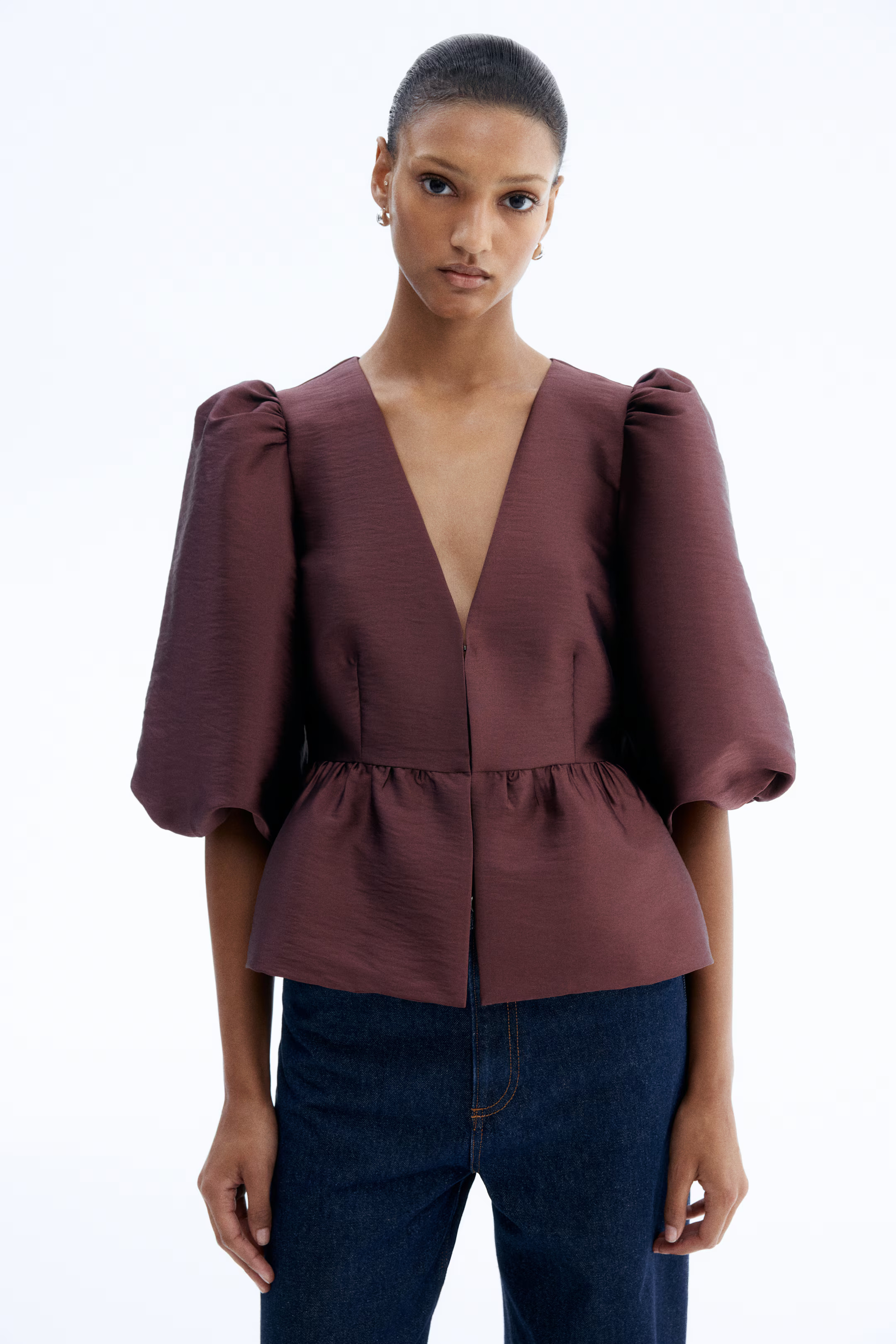 Peplum blouse | H&M (UK, MY, IN, SG, PH, TW, HK)