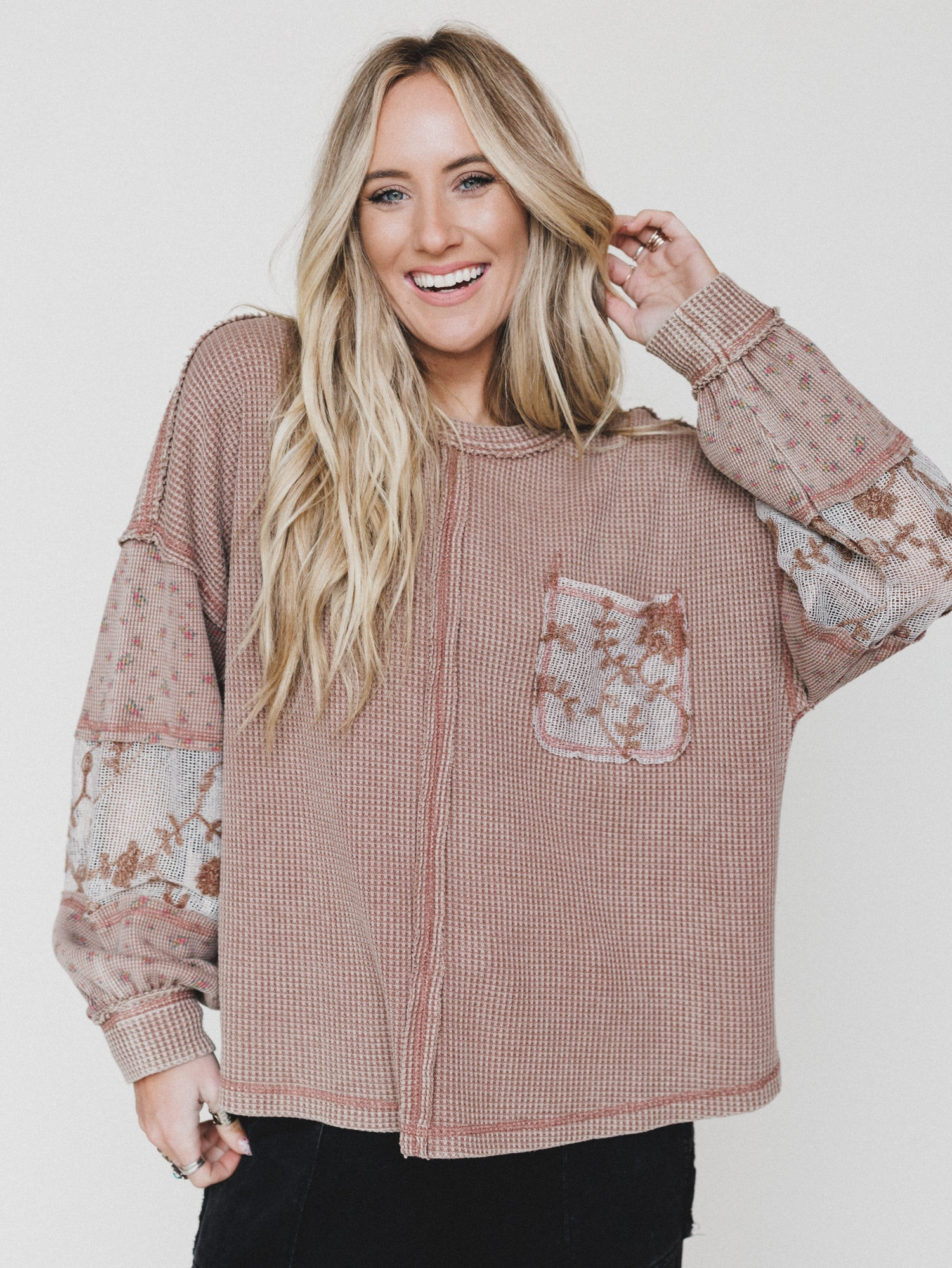 Daytime Cozy Top - Mocha | Three Bird Nest