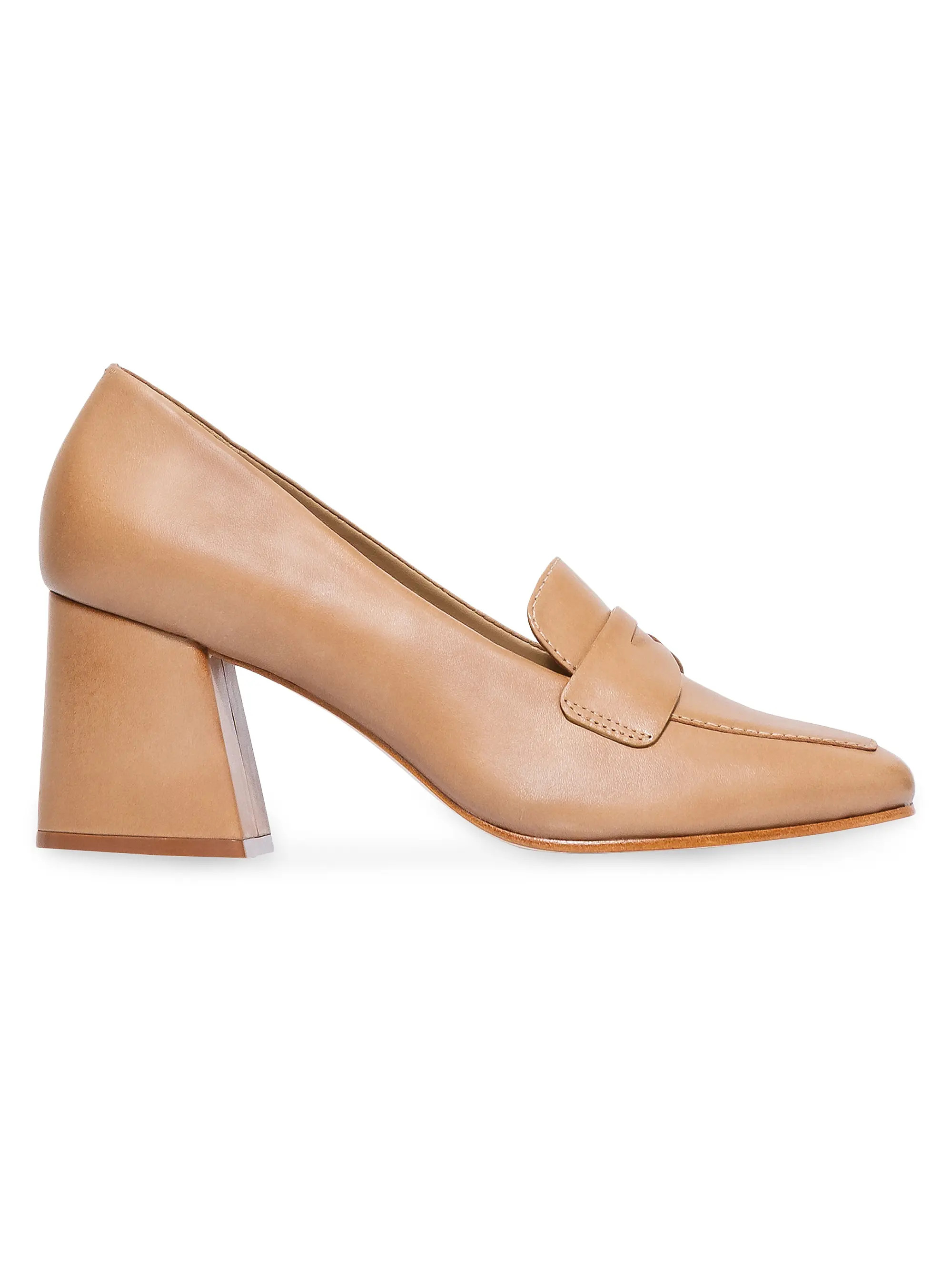 Nessa Block Heel Loafers | Saks Fifth Avenue
