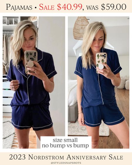 Nordstrom sale pajamas :: I wear size small :: come in several colors and a few style options 

#LTKunder50 #LTKxNSale
