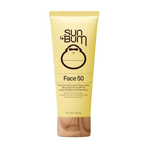 Sun Bum Original SPF 50 Sunscreen Face Lotion - Broad Spectrum Moisturizing Facial Sunscreen with Vitamin E -Fragrance Free - Travel Size - 3 oz | Amazon (US)