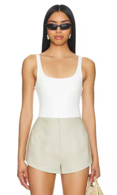 Show Me Your Mumu Tobi Boysuit in White Rib Knit from Revolve.com | Revolve Clothing (Global)