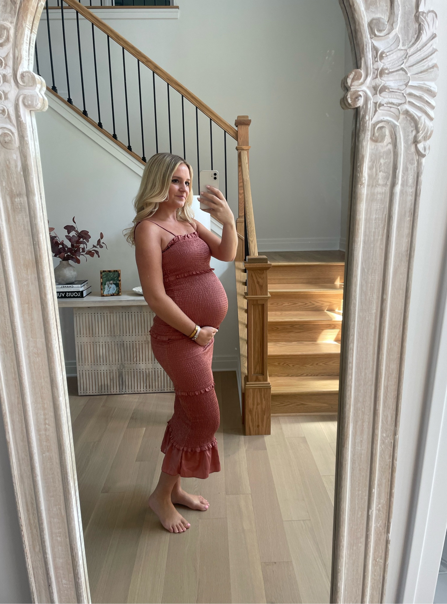 Pink Blush Wedding Guest Dress. Wearing size small, lots of room for the bump.  @pinkblush #maternityoutfits 

#LTKwedding #LTKstyletip #LTKbump
