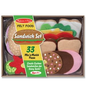 Melissa and Doug Felt Food Kids Toys, Kids Sandwich Set | Macys (US)