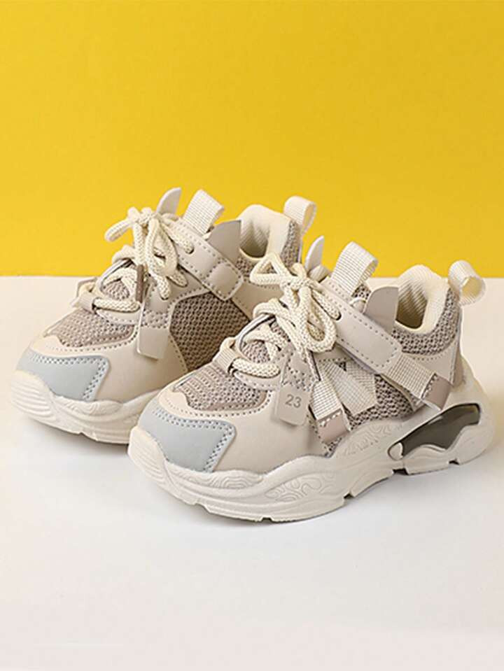 Boys Letter Graphic Lace-up Front Chunky Sneakers For Outdoor | SHEIN