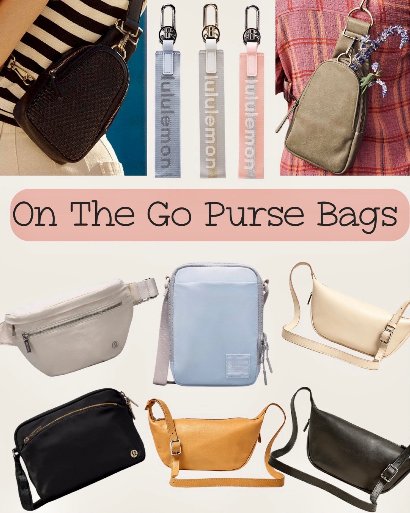 These On The Go Bags make a perfect day to day purse. These purse bags are also great for traveling, too. | Purse Finds | Daily Purse | Daily Bag | Mom Bag | Travel Purse Bag | Belt Bags | Lululemon Bags | Madewell Bags | Anthropologie Bags | City Purse | City Bag | Shoulder Bag | Crossbody Handbags | 

#LTKitbag #LTKtravel #LTKstyletip