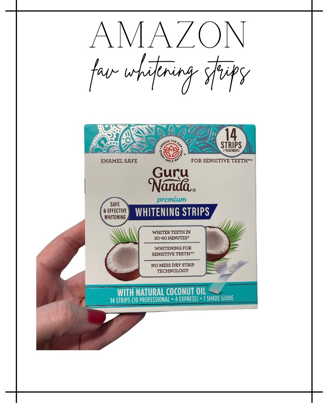Fav whitening strips from Amazon 

#LTKOver40 #LTKBeauty #LTKselfcare