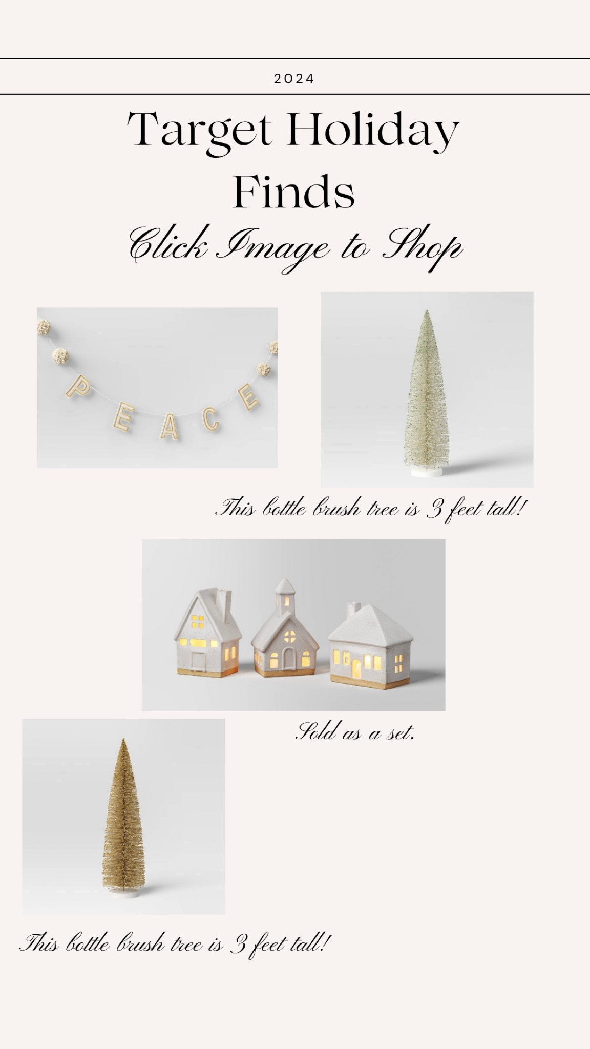 These Target holiday finds are so charming! They will sell out quickly .

#LTKHoliday #LTKGiftGuide #LTKSeasonal